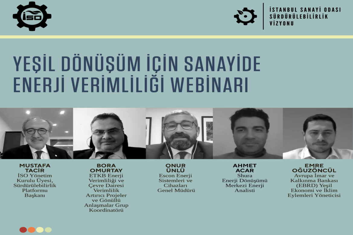 Sürdürülebilir sanayiye giden yol enerji verimliliğinden geçiyor