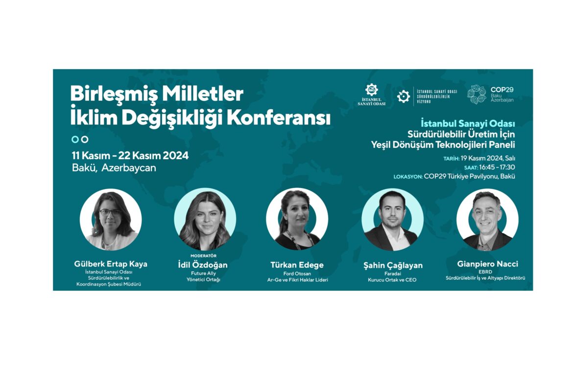 İSO, COP29 zirvesinde yeşil dönüşüm teknolojileri üzerine panel düzenledi